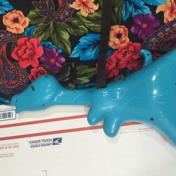 Children's Rocking Dog Woof Guitar Musical Instrument Toy Kids Lights Sounds - Picture 7 of 7